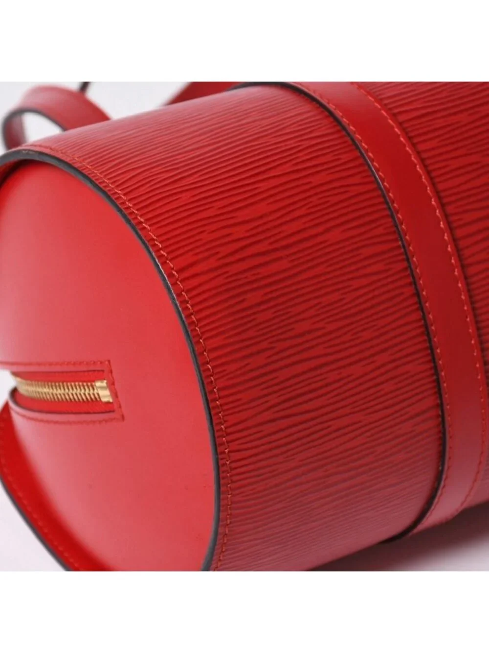 Louis Vuitton Tote Bag Epi Soufflot Red Gold